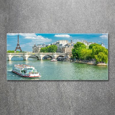 Tableau verre acrylique Seine Paris