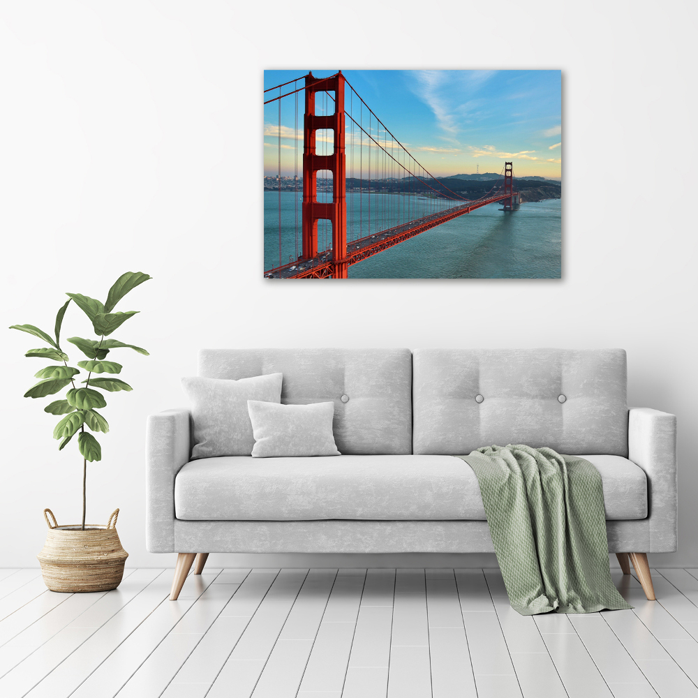 Tableau verre acrylique Le pont de San Francisco