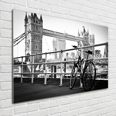 Tableau acrylique Vélo à Londres