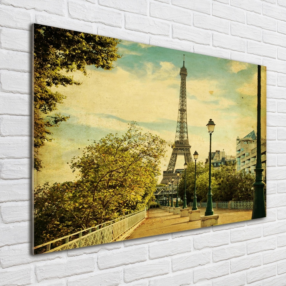 Tableau verre acrylique Tour Eiffel France