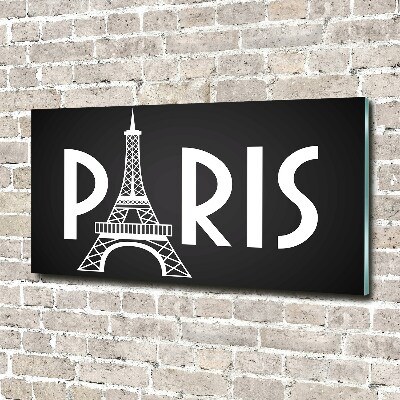 Tableau verre acrylique Paris