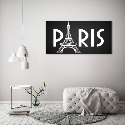 Tableau verre acrylique Paris