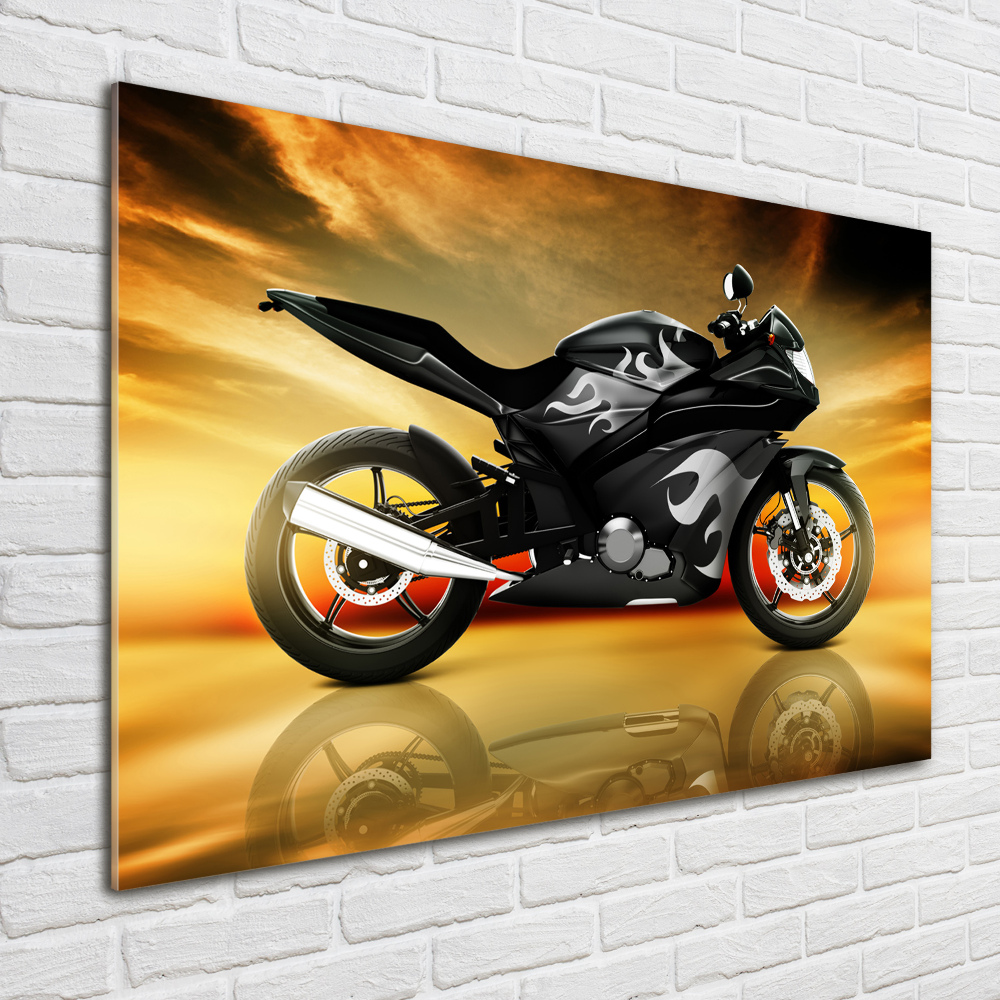 Tableau acrylique Moto