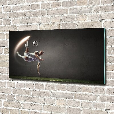 Tableau acrylique Footballer