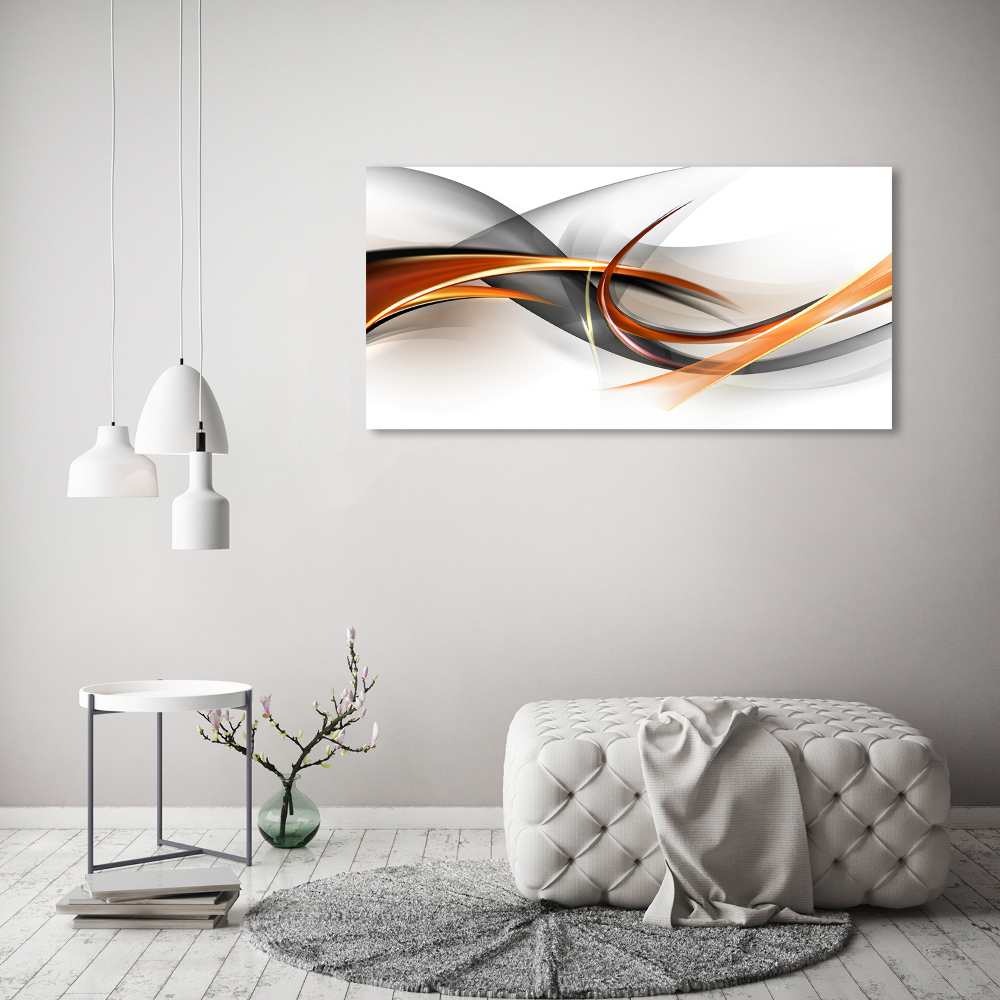 Tableau verre acrylique Vagues abstraites