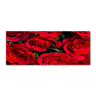 Acrylique tableau Roses rouges