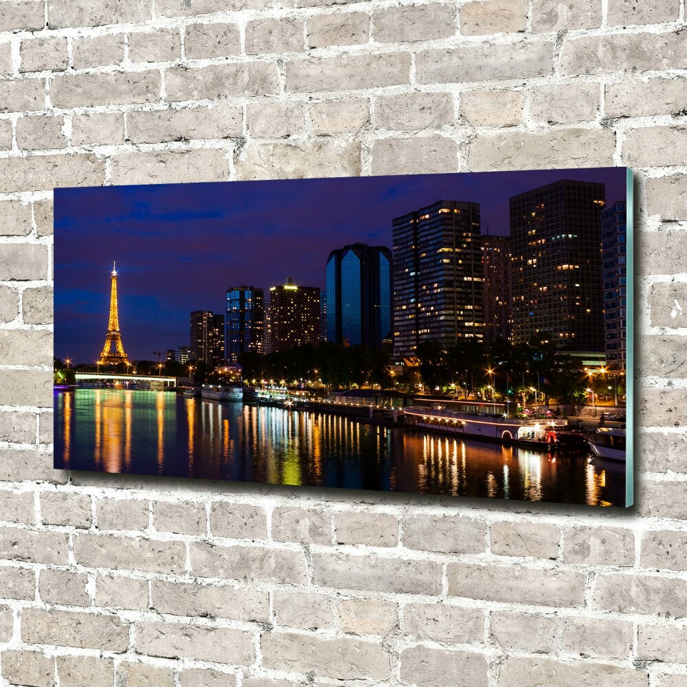 Tableau en acrylique Paris la nuit