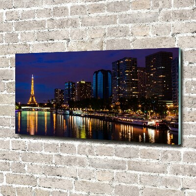 Tableau en acrylique Paris la nuit