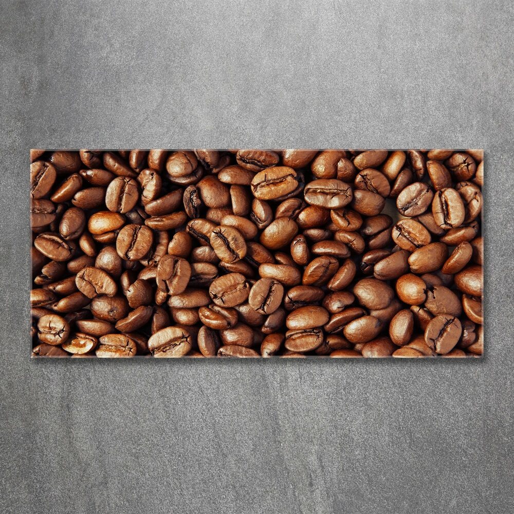 Tableau verre acrylique Motif de grain de café