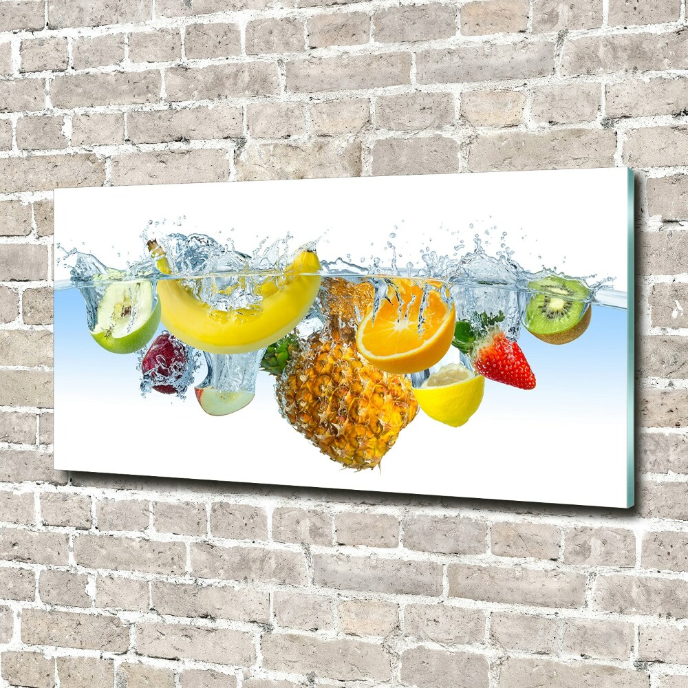 Acrylique tableau Fruits sous l'eau