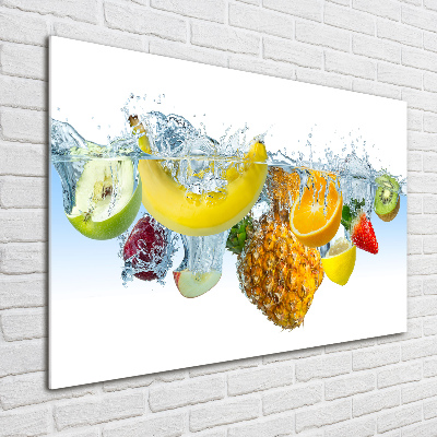 Acrylique tableau Fruits sous l'eau