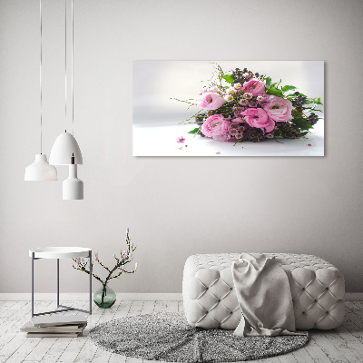 Tableau en acrylique Bouquet de roses