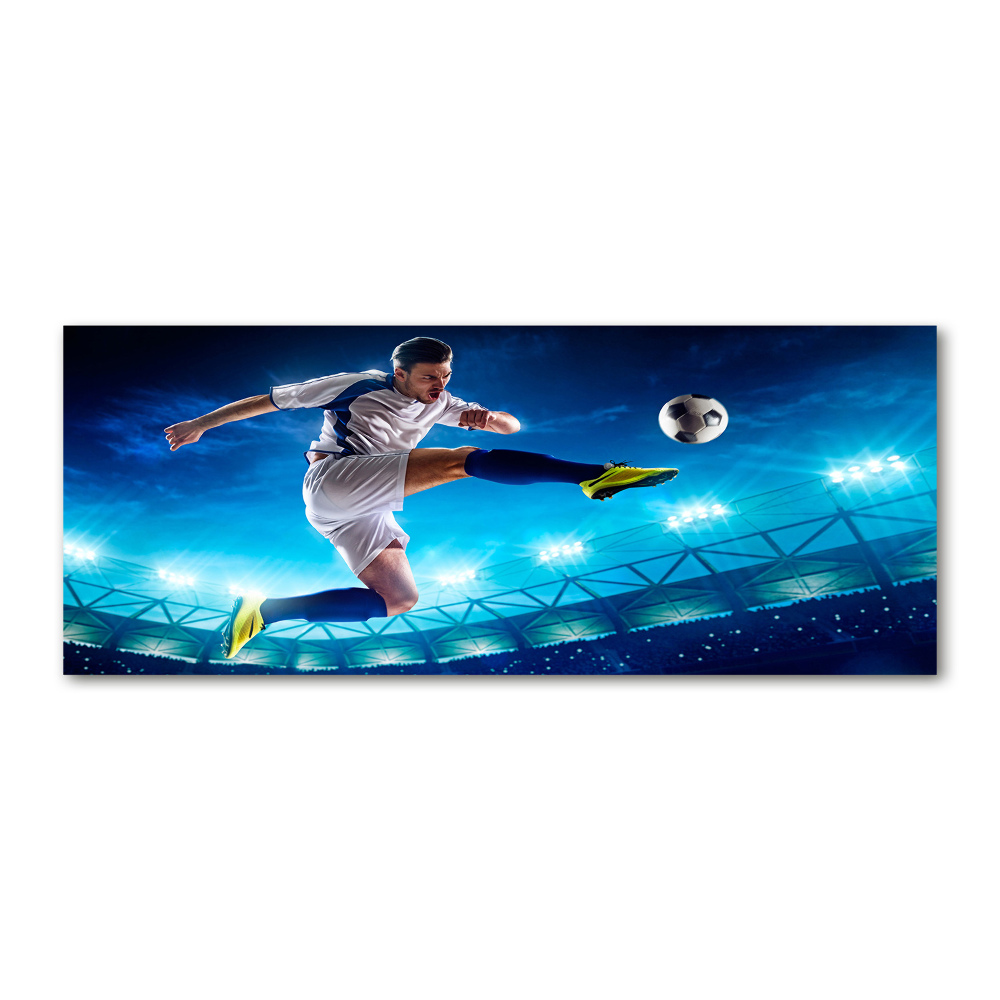 Tableau sur verre acrylique Football dans le stade