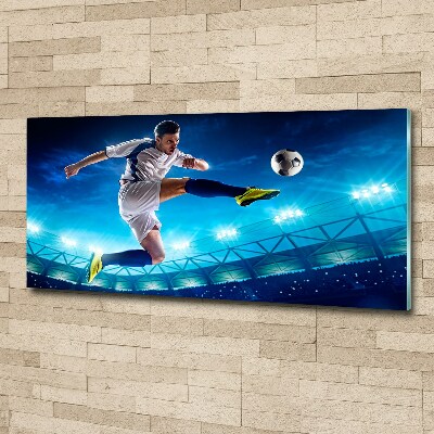 Tableau sur verre acrylique Football dans le stade