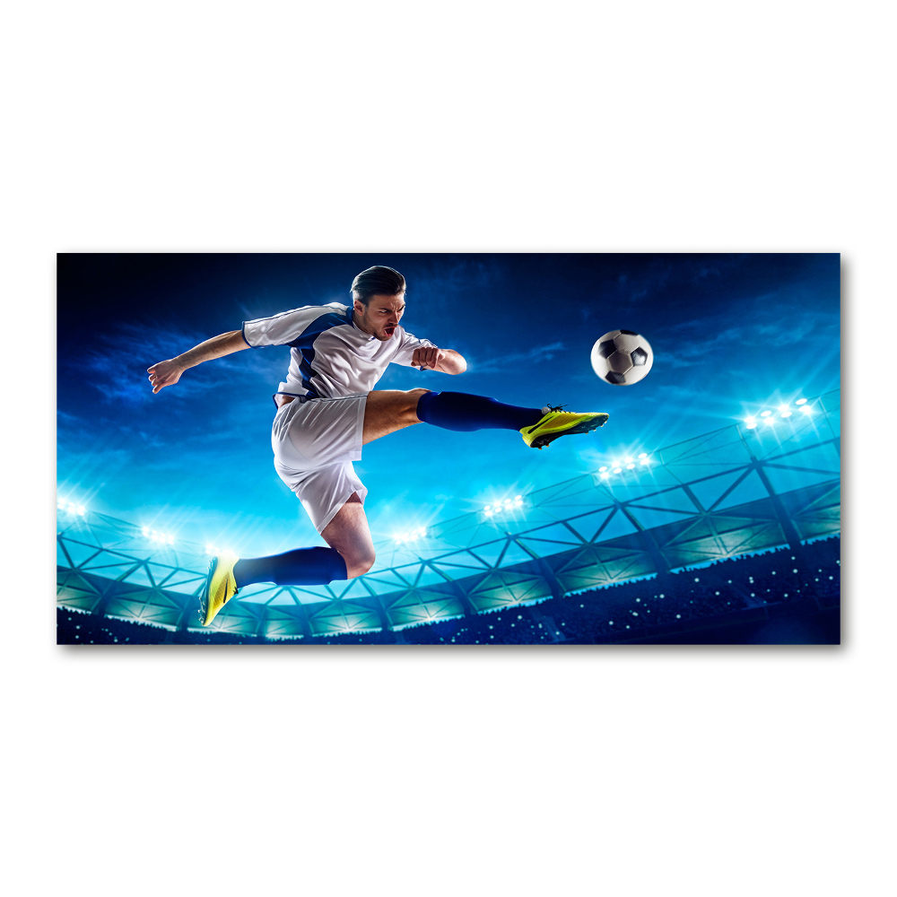 Tableau sur verre acrylique Football dans le stade