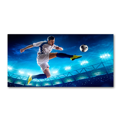 Tableau sur verre acrylique Football dans le stade