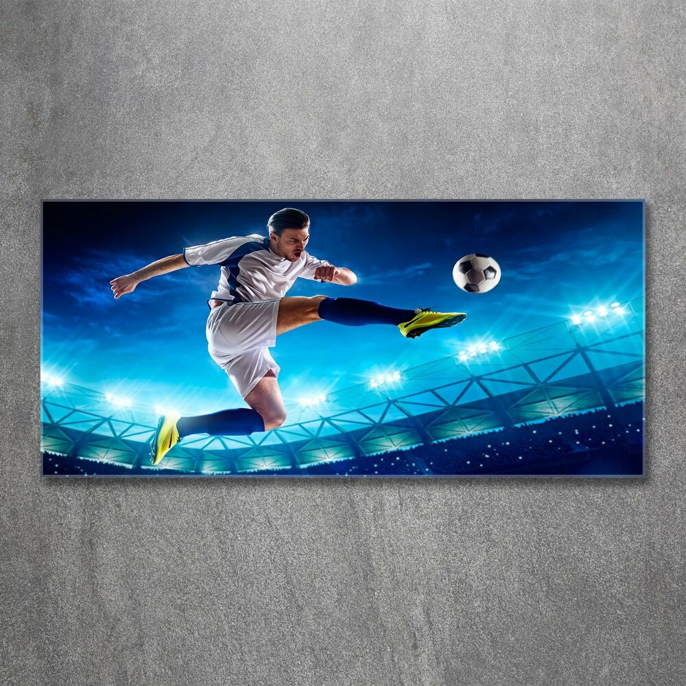 Tableau sur verre acrylique Football dans le stade