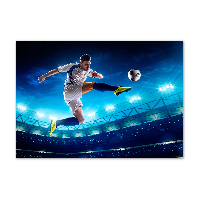 Tableau sur verre acrylique Football dans le stade