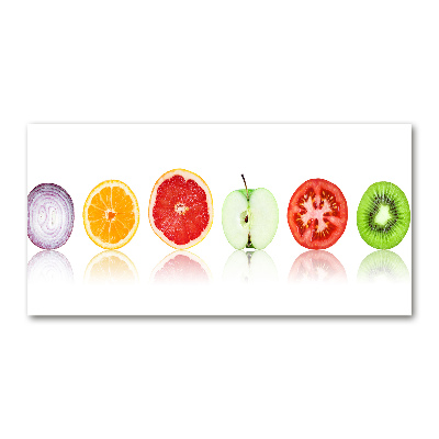 Tableau sur verre acrylique Fruits et légumes