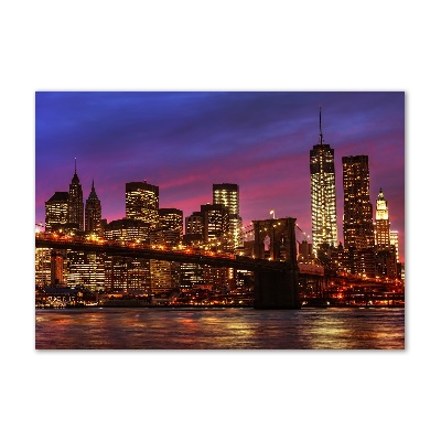 Tableau verre acrylique Manhattan Ouest