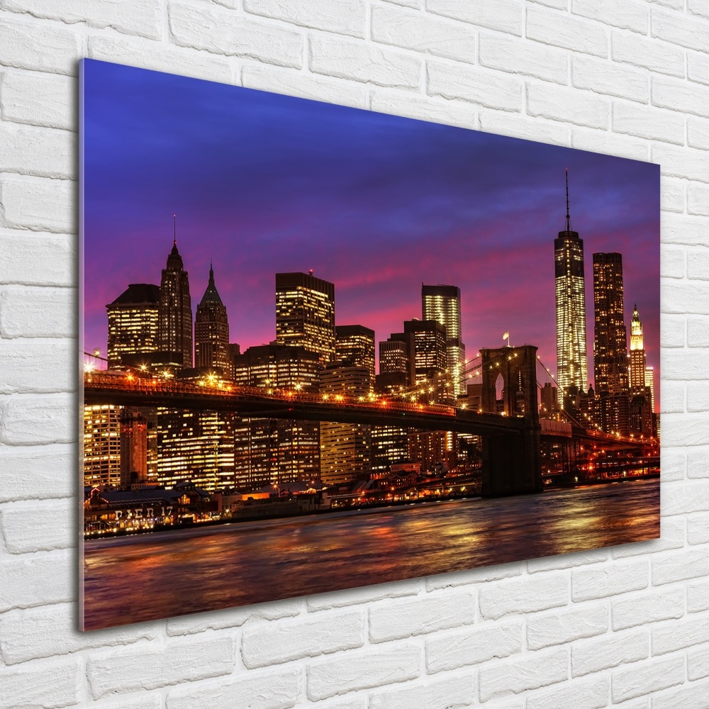 Tableau verre acrylique Manhattan Ouest