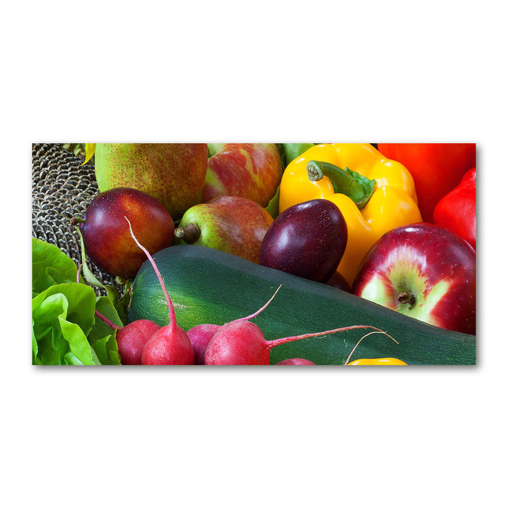 Tableau acrylique Fruits et légumes