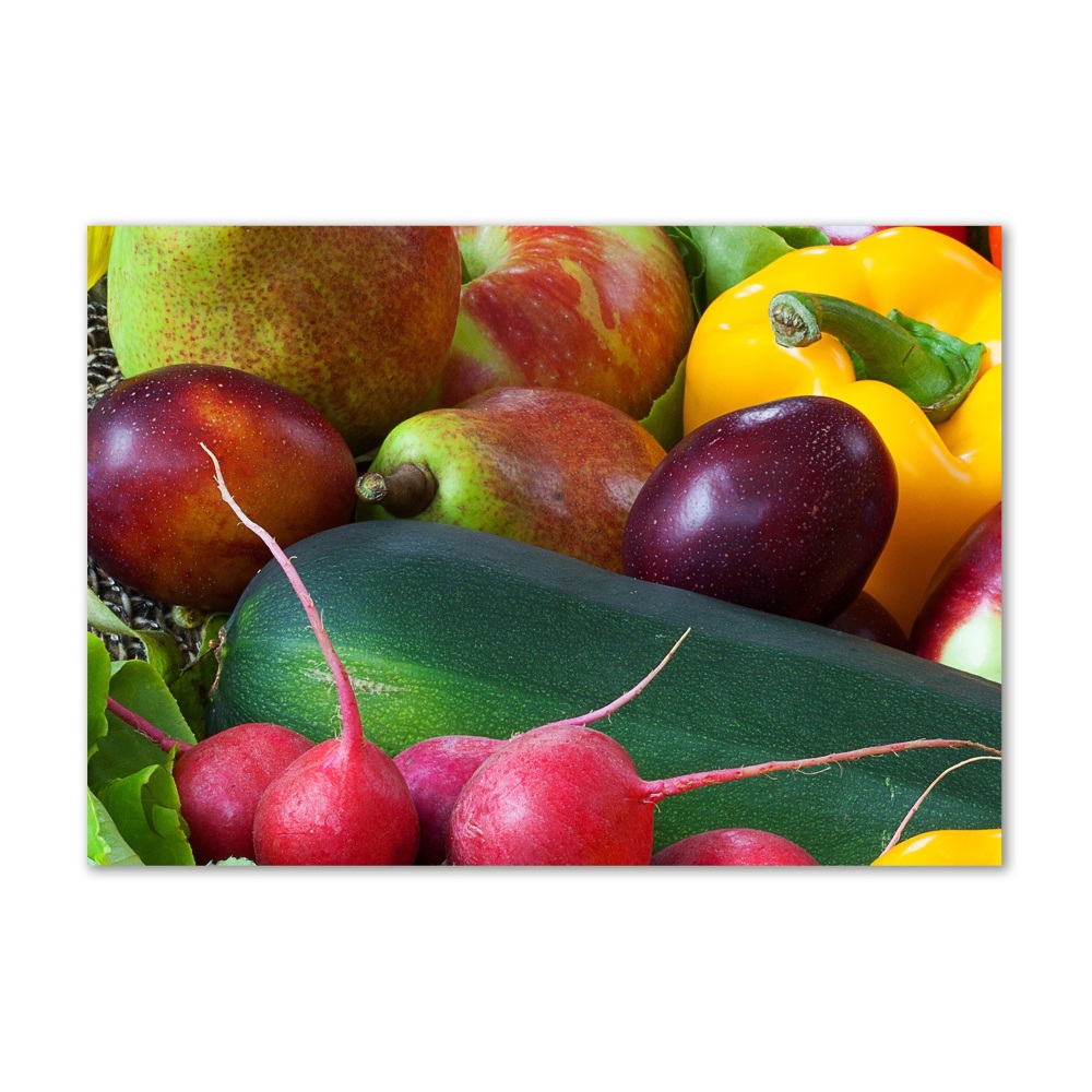 Tableau acrylique Fruits et légumes