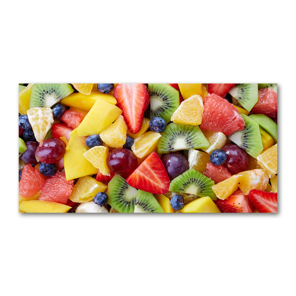 Tableau verre acrylique Fruits en tranches