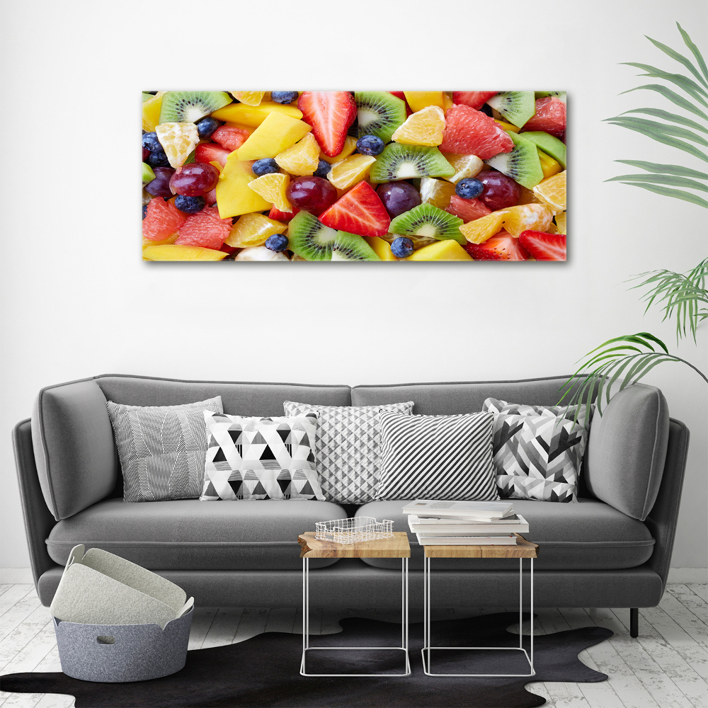 Tableau verre acrylique Fruits en tranches