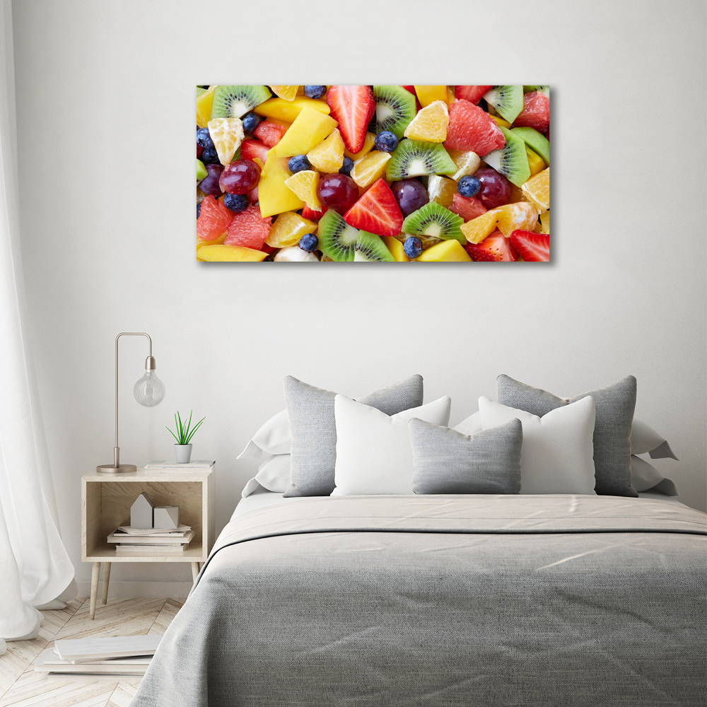 Tableau verre acrylique Fruits en tranches