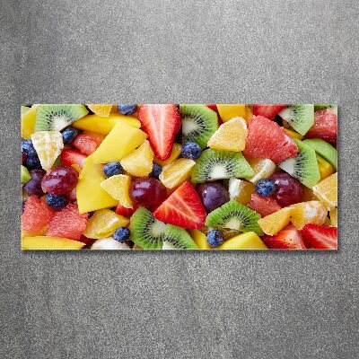 Tableau verre acrylique Fruits en tranches