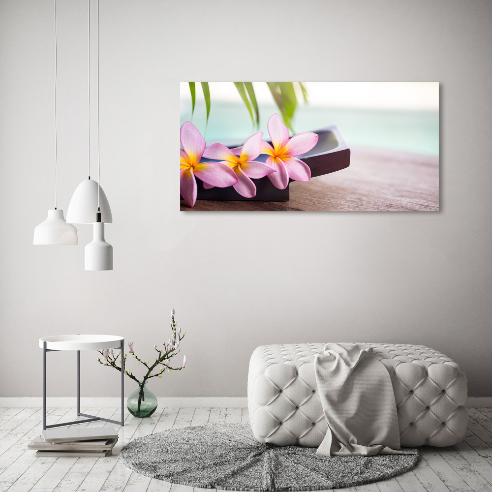 Tableau en acrylique Plumeria