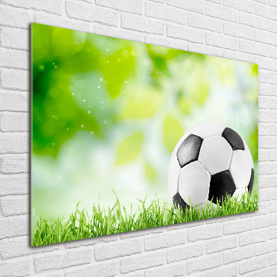 Acrylique tableau Football