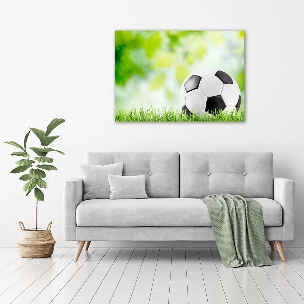 Acrylique tableau Football