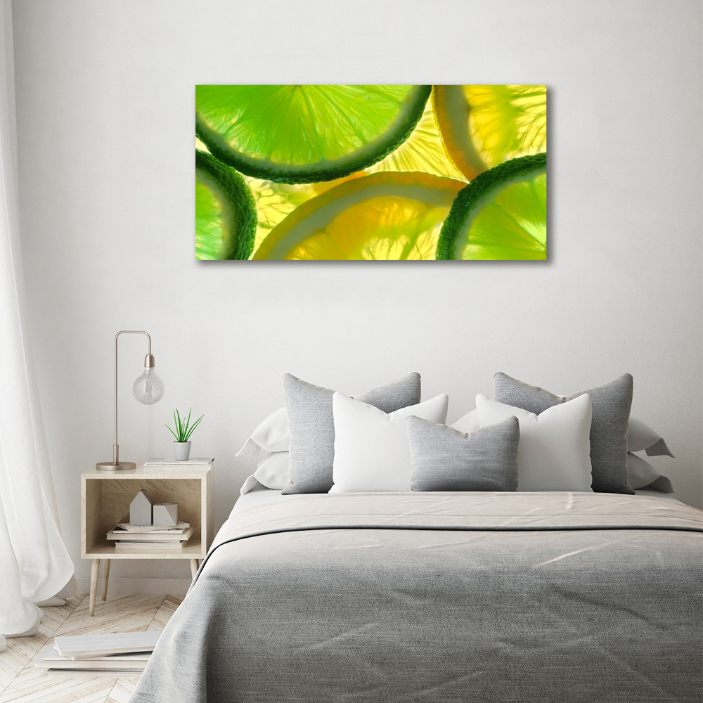 Tableau en acrylique Citron vert et citron