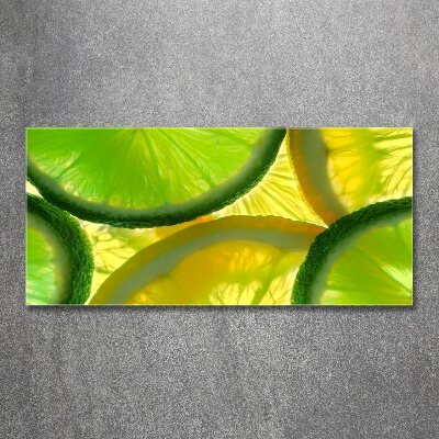 Tableau en acrylique Citron vert et citron