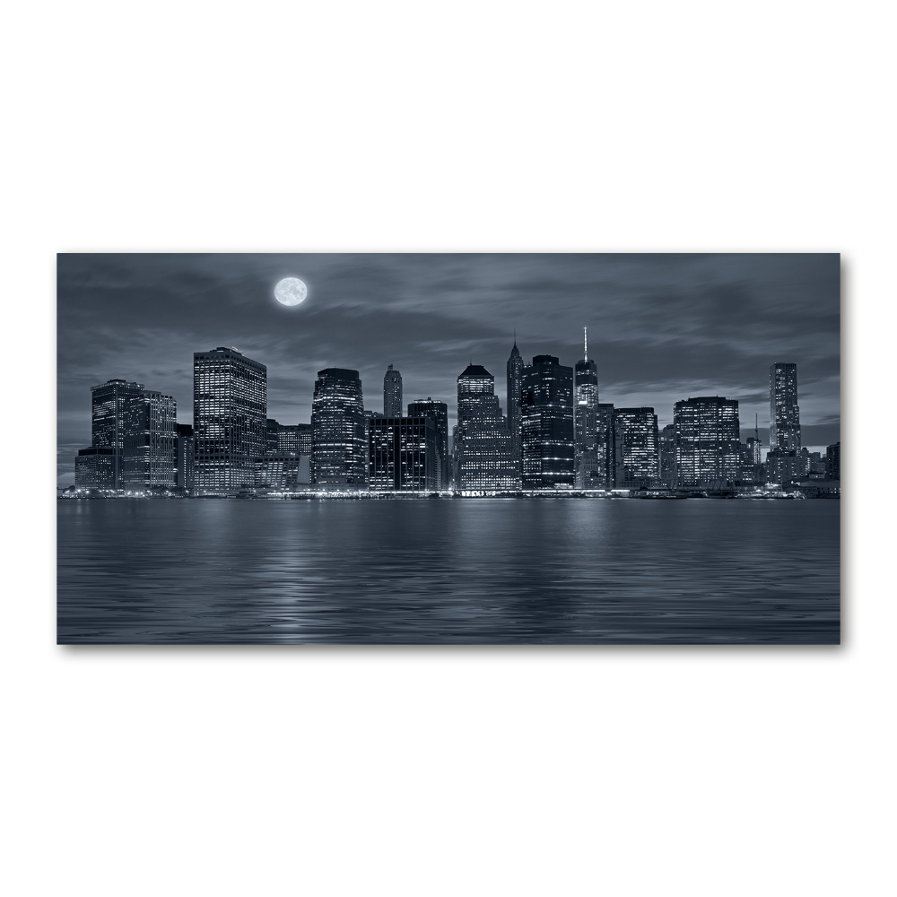 Acrylique tableau New York de nuit