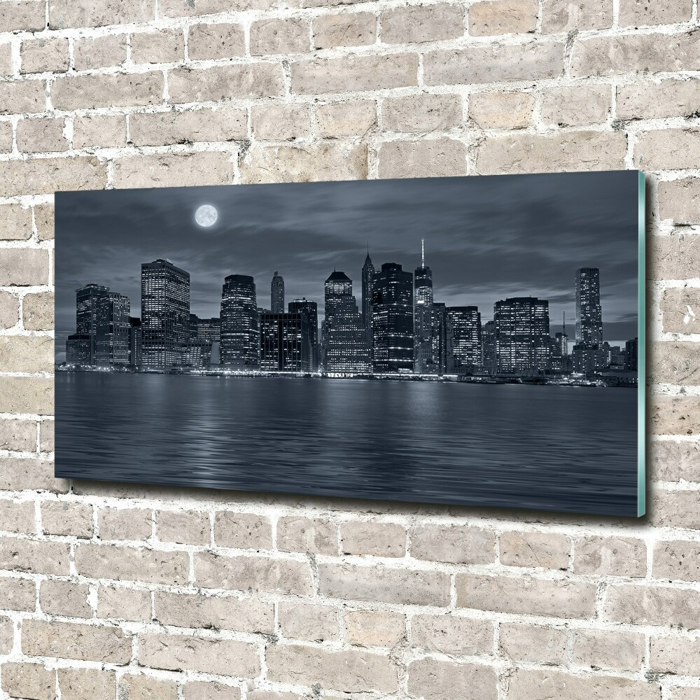 Acrylique tableau New York de nuit