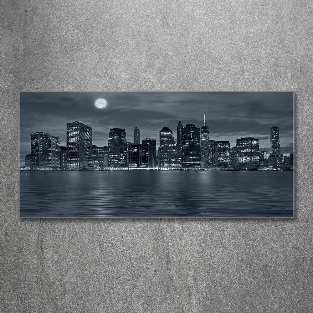 Acrylique tableau New York de nuit