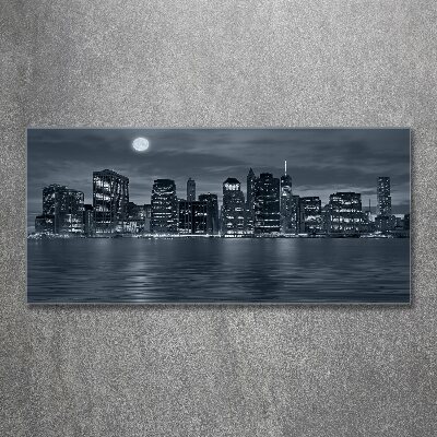 Acrylique tableau New York de nuit