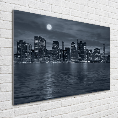 Acrylique tableau New York de nuit