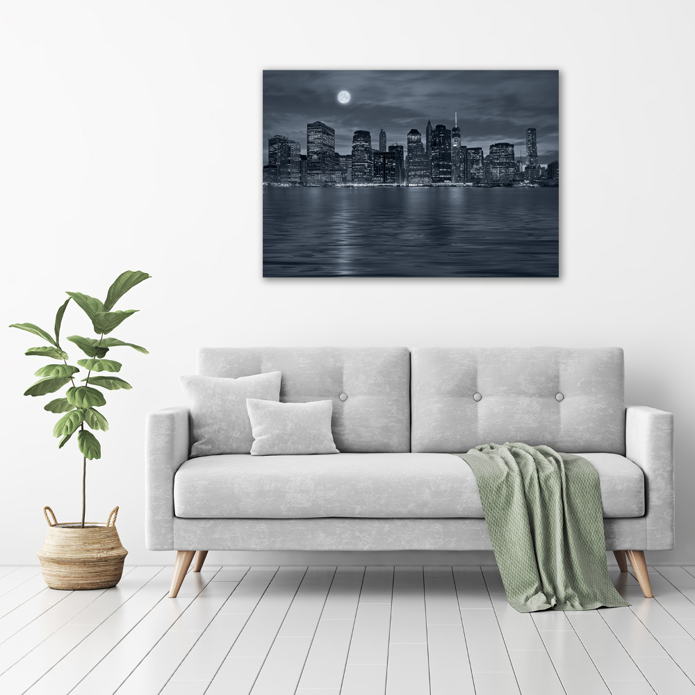 Acrylique tableau New York de nuit