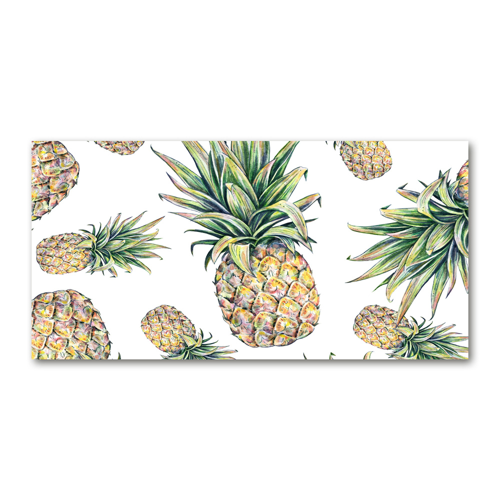 Tableau verre acrylique Ananas