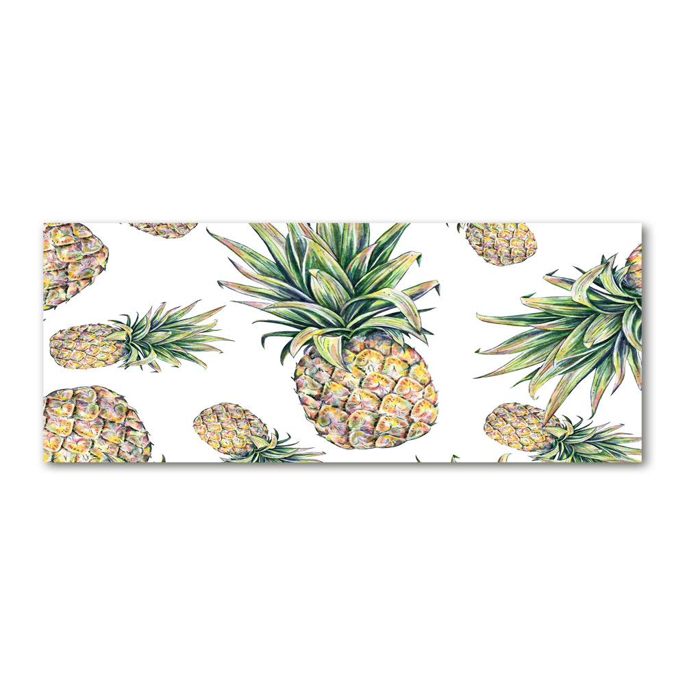 Tableau verre acrylique Ananas