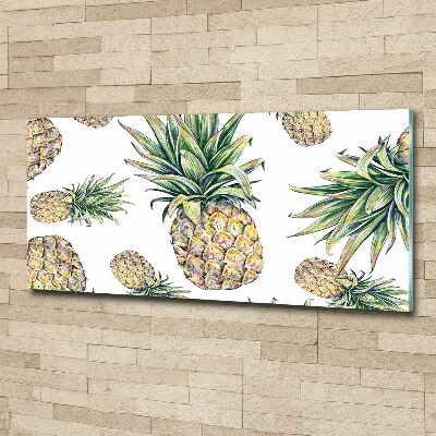 Tableau verre acrylique Ananas