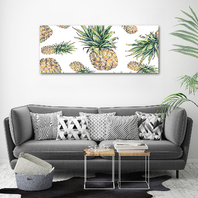 Tableau verre acrylique Ananas