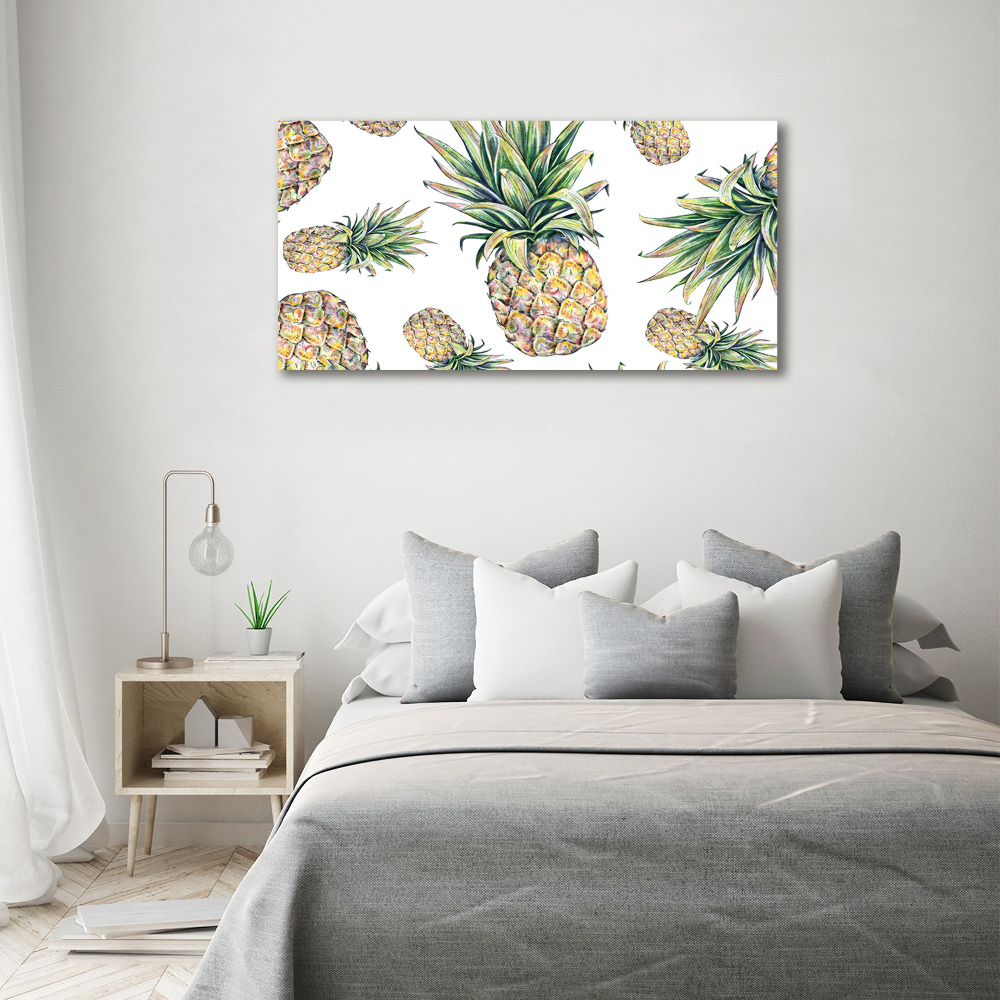 Tableau verre acrylique Ananas