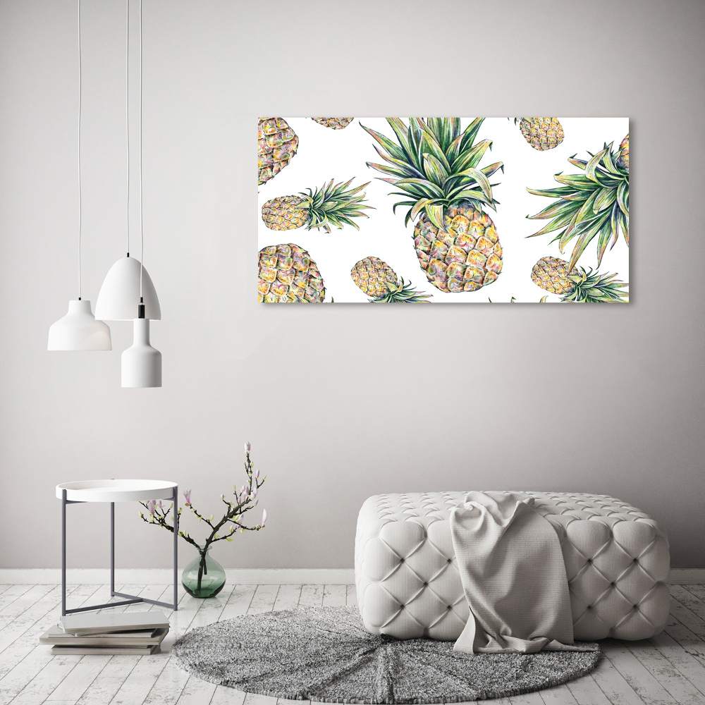 Tableau verre acrylique Ananas