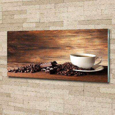 Tableau sur verre acrylique Café et chocolat