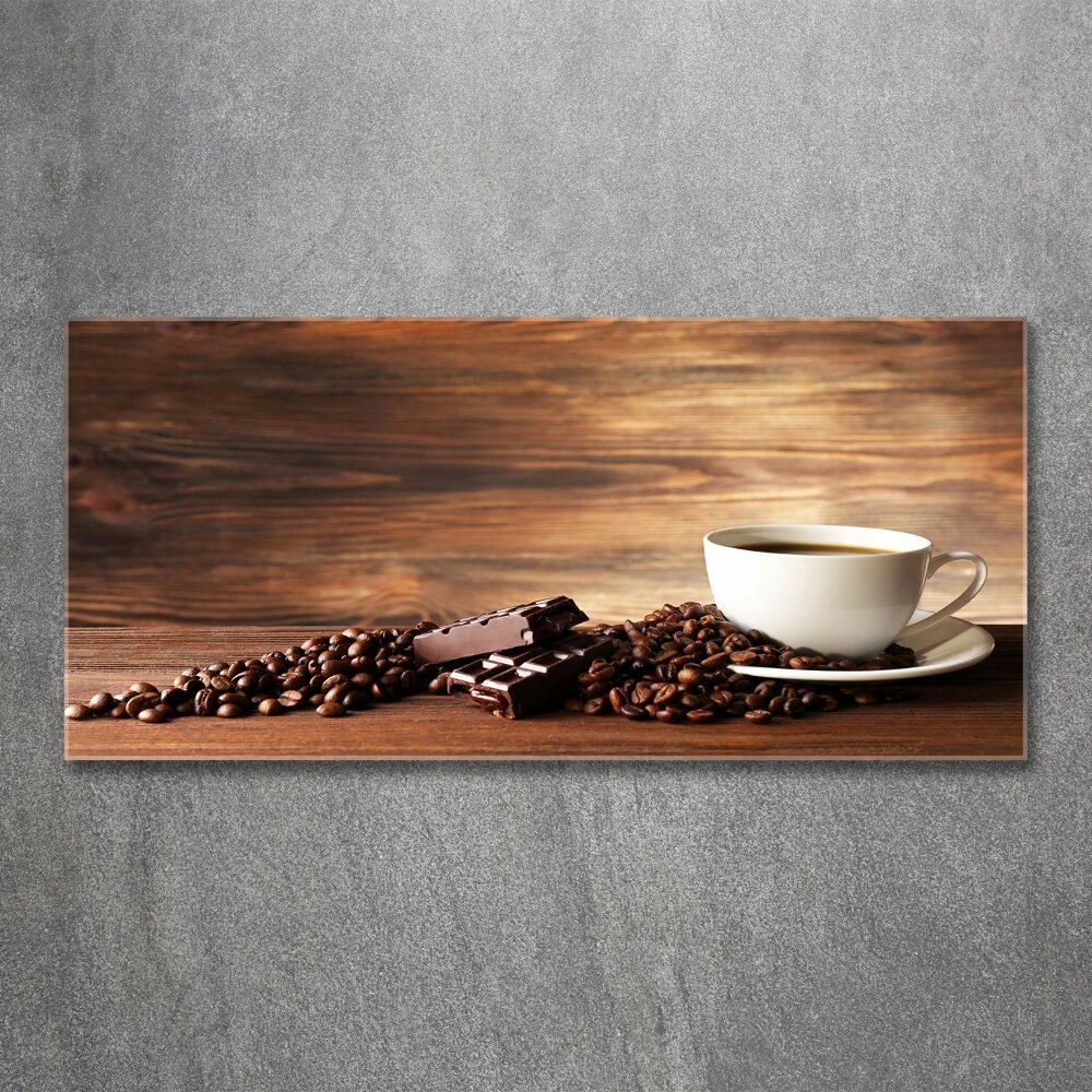 Tableau sur verre acrylique Café et chocolat